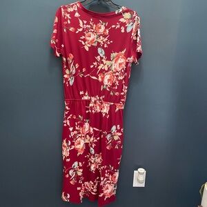 Floral Short Sleeve Dress